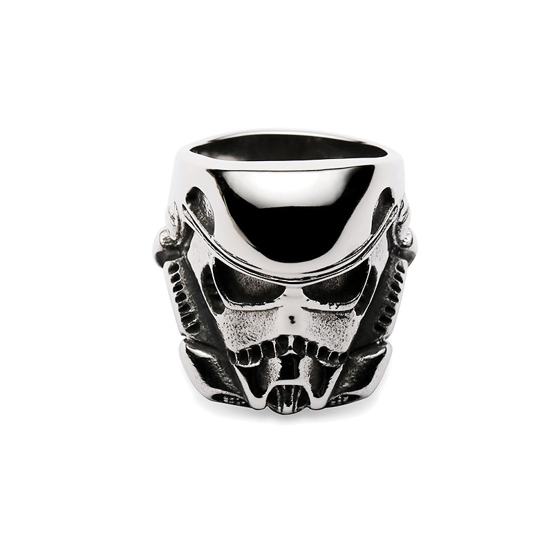 316L stainless steel star war style ring 