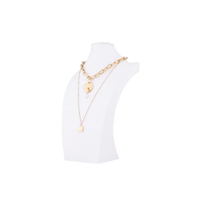 CHURINGASXL-0050 Stainless Steel Baroque Necklaces