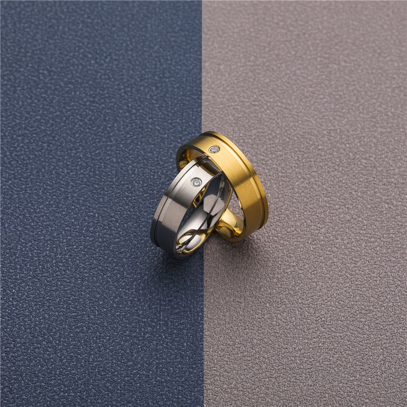 CHURINGASJZ-0165 Stainless Steel Blank Rings