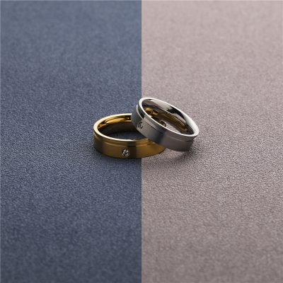 CHURINGASJZ-0165 Stainless Steel Blank Rings