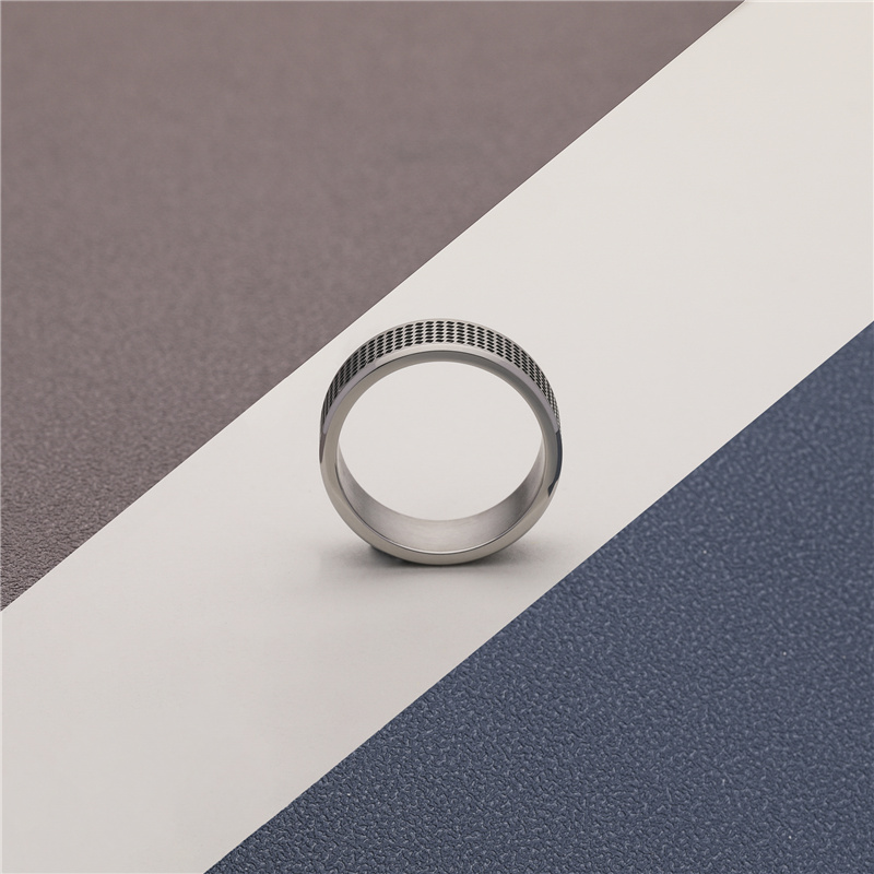 CHURINGASJZ-0180 Stainless Steel Blank Rings