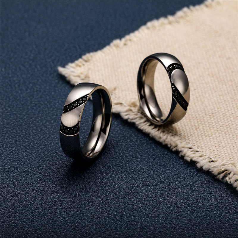 CHURINGASJZ-0191 Stainless Steel Blank Rings
