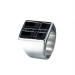 CHURINGASJZ-0020 Stainless Steel Norse Wedding Bands