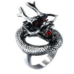 CHURINGASJZ-0048 Stainless Steel Dragon Rings