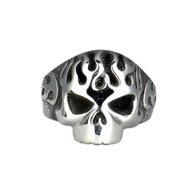 CHURINGASMJZ-0058 Stainless Steel Vintage Skull Rings