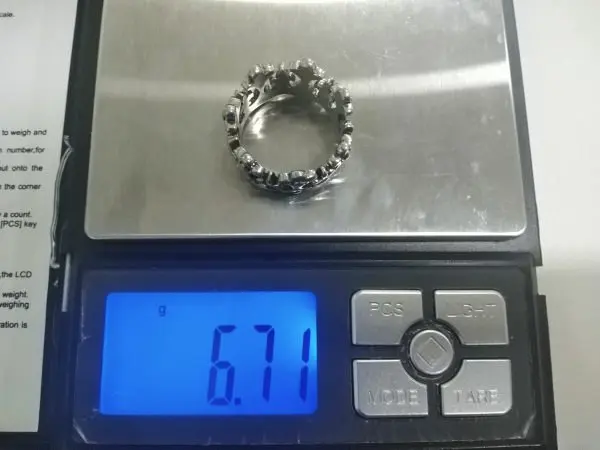 Alloy ring weight