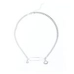 CHURINGASXL-0036 stainless steel smile necklace