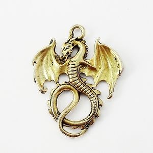Dragon pendant removing black finish
