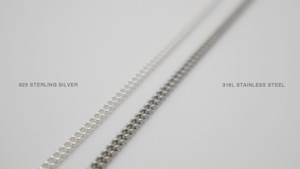 STERLING SILVER VS STAINLESS STEEL JEWELRY