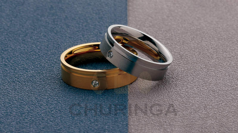 stainless steel band rings