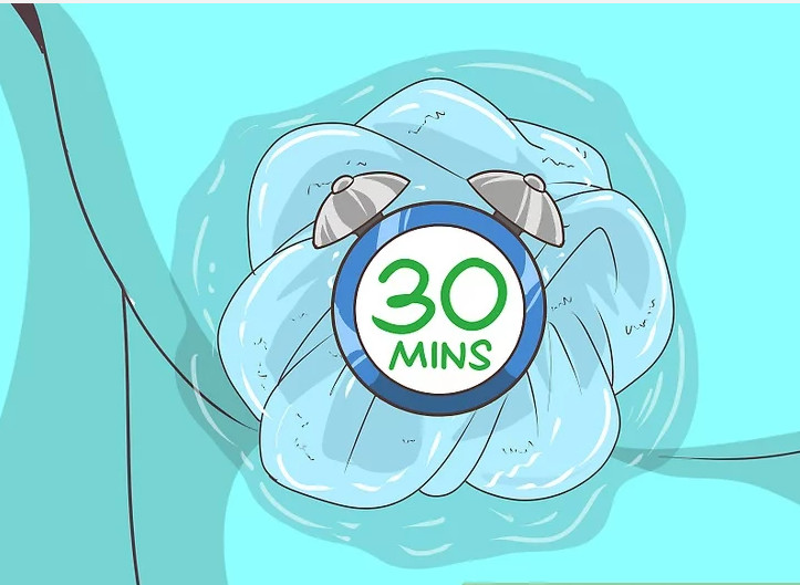 Apply a cold compress for 15-30 minutes to reduce pain and swelling