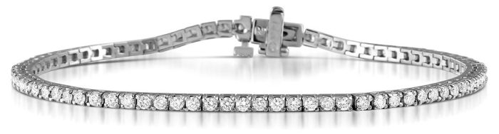 Meaning of Diamond Bangles - 2-carat diamond tennis bracelet