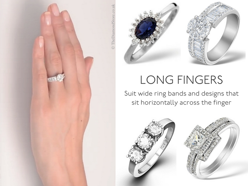 Best Engagement Ring for Your Hand - long fingers