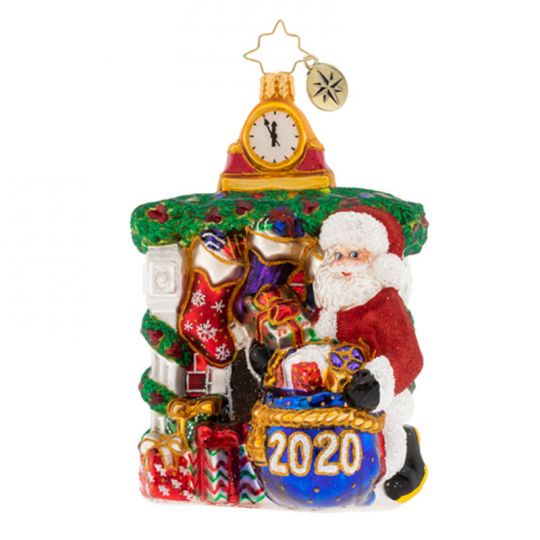 christopher radko santa 2020 ornament