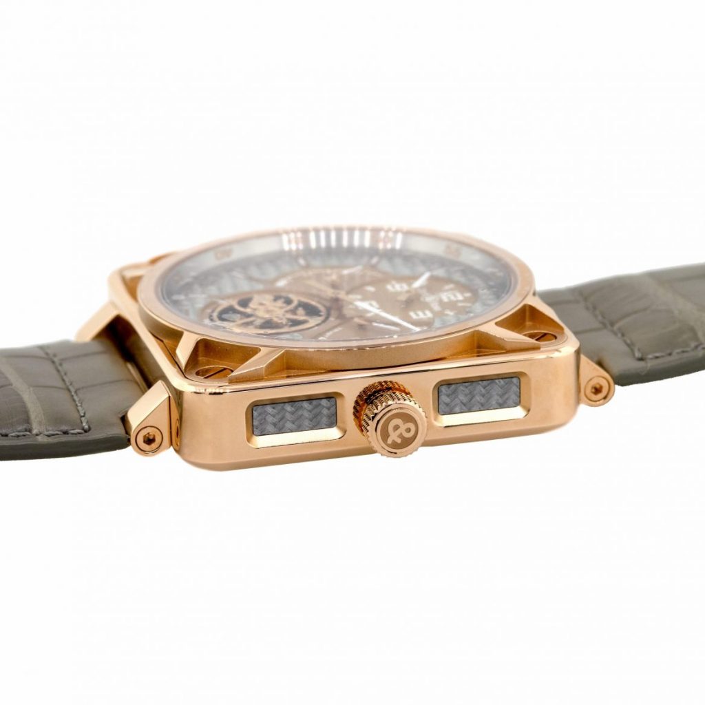 br01 rose gold watch