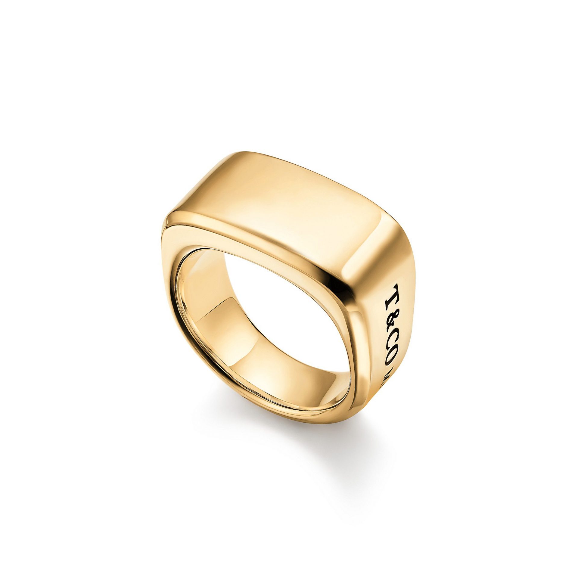 gold Tiffany & Co. signet ring