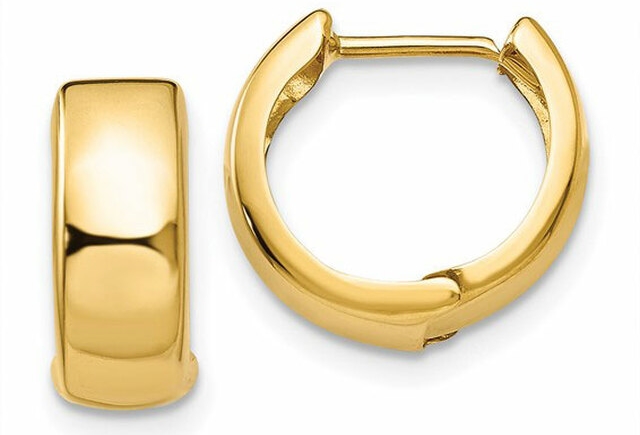 Julia 14K Gold Huggie Earrings