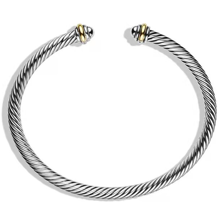 BXGSZ-0008A Minimalist Basics Jewelry Style Lady Stainless Steel Steel Wire Bracelet Cuff